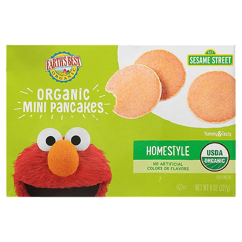 Earth's Best Organic Homestyle Mini Pancakes, 8 oz