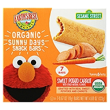 Earth's Best Organic 123 Sesame Street Sunny Days Snack Bars Baby Food, 0.67 oz, 7 count