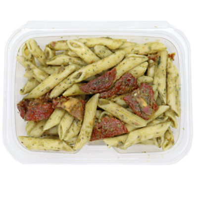 Kosher Pasta with Pesto and Sun Dried Tomatoes