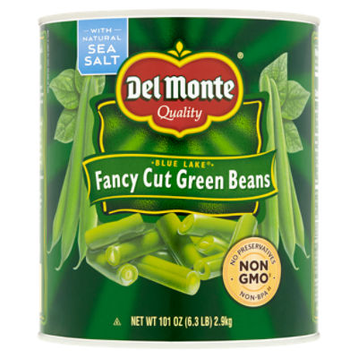 Del Monte Blue Lake Fancy Cut Green Beans, 101 oz The Fresh Grocer