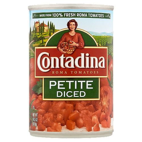 Contadina Petite Diced Roma Tomatoes, 14.5 oz