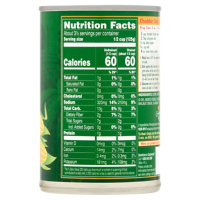 del monte canned fruit nutrition facts