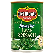 Del Monte Leaf Spinach, Fresh Cut, 13.5 Ounce