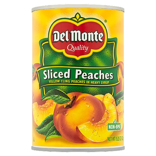 Del Monte Sliced Peaches, 15.25 oz