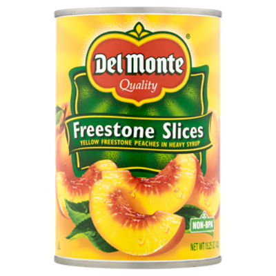 Del Monte Freestone Slices Peaches, 15.25 oz The Fresh Grocer