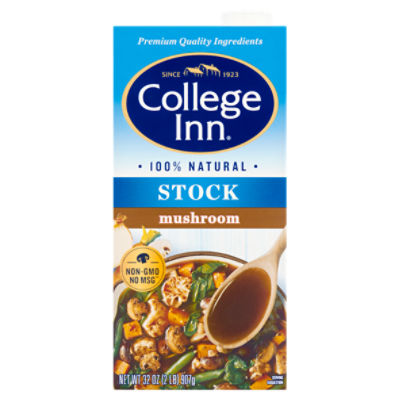 College Inn 100% Natural Mushroom Stock, 32 oz