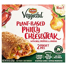 Del Monte Veggieful Plant-Based Philly Cheesesteak Pocket Pies, 2 count, 8 oz