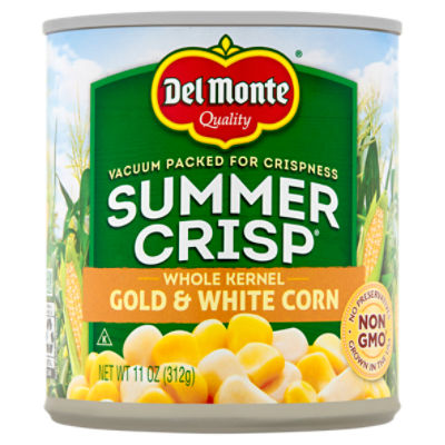 Del Monte Summer Crisp Whole Kernel Gold & White Corn, 11 oz