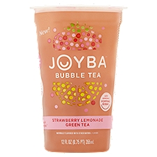 Joyba Strawberry Lemonade Green Bubble Tea, 12 fl oz
