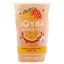 Joyba Mango Passion Fruit Green Bubble Tea, 12 fl oz