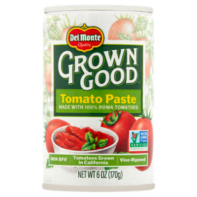 Del Monte Grown Good Tomato Paste, 6 oz