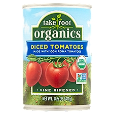 Take Root Organics Diced Tomatoes, 14.5 oz, 14.5 Ounce