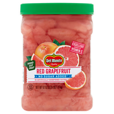 Del Monte Red Grapefruit in Artificially Sweetened Water, 52 oz