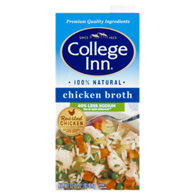 College Inn 40% Less Sodium Chicken Broth, 32 oz