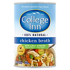 College Inn Chicken Broth - Light & Fat Free, 14.5 Ounce