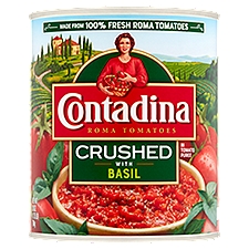 Contadina Crushed Roma Tomatoes with Basil in Tomato Puree, 28 oz