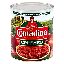 Contadina Roma Tomatoes, Crushed in Tomato Puree, 28 Ounce