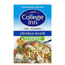 College Inn 100% Natural Chicken, Broth, 48 Ounce
