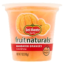 Del Monte Fruit Naturals Mandarin Oranges in Extra Light Syrup, 7 oz