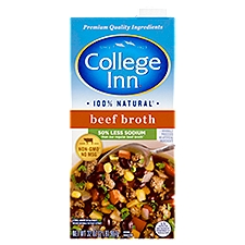 College Inn 50% Less Sodium Beef Broth, 32 oz