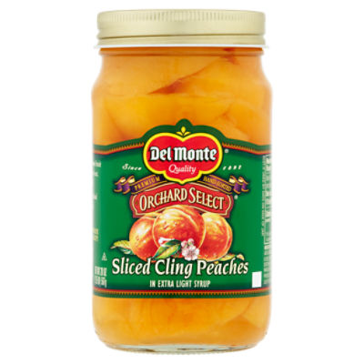 Del Monte Orchard Select Sliced Cling Peaches in Extra Light Syrup, 20
