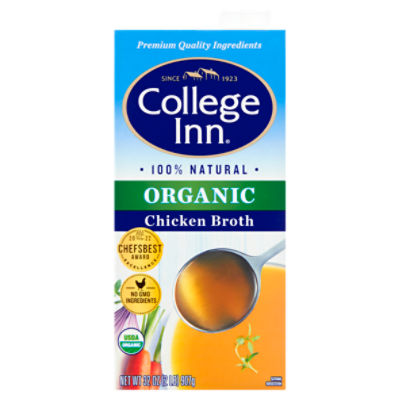 College Inn 100% Natural Organic Chicken Broth, 32 oz