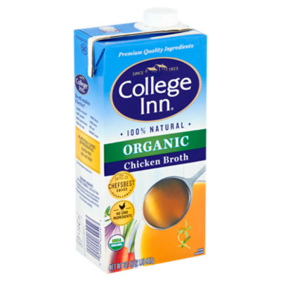 College Inn 100 Natural Organic Chicken Broth, 32 oz ShopRite
