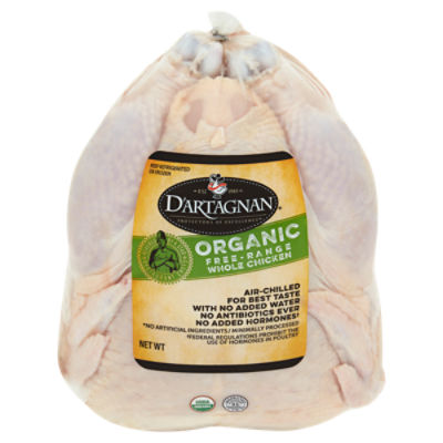 D'Artagnan Chickens Whole - Organic, 1 pound