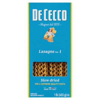 De Cecco Lasagne No. 1 Pasta, 1 lb