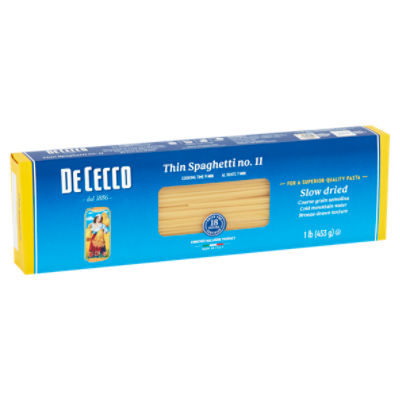 De Cecco Thin Spaghetti No. 11 Pasta, 1 lb