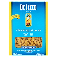 De Cecco Cavatappi No. 87, Pasta, 16 Ounce