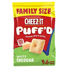 Cheez-It Puff'd White Cheddar Cheesy Baked Snacks, 9.6 oz
