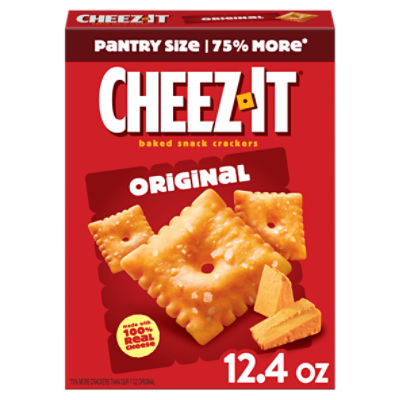 Cheez-It Original Baked Snack Crackers Pantry Size, 12.4 oz