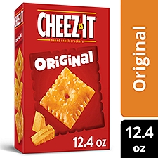 Cheez-It Cheese Crackers, Baked Snack Crackers, Original, 12.4oz Box