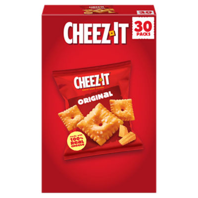 Cheez-It Original Baked Snack Crackers, 1 oz, 30 count