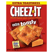 Cheez-It Extra Toasty Cheese Crackers, 7 oz, 12 Count