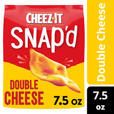 Cheez-It Snap'd Double Cheese Cracker Chips, 7.5 oz