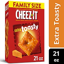 Cheez-It Extra Toasty Cheese Crackers, 21 oz