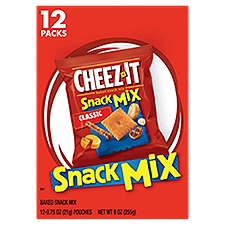 Cheez-It Classic Baked Snack Mix, 0.75 oz, 12 count