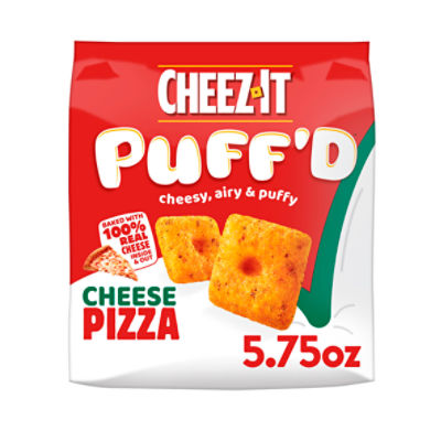 Cheez-It Puff'd Cheese Pizza Cheesy Baked Snacks, 5.75 oz