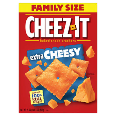 Cheez-It Extra Cheesy Cheese Crackers, 21 oz