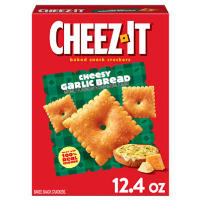 Cheez-It Cheesy Garlic Bread Baked Snack Crackers, 12.4 oz
