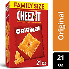 Cheez-It Original Baked Snack Crackers Family Size, 21 oz