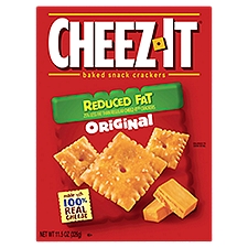 Cheez-It Reduced Fat Original, Baked Snack Crackers, 11.5 Ounce