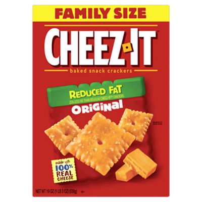 Cheez-It Reduce Fat Original Cheese Crackers, 19 oz