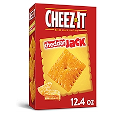 Cheez-It Cheese Crackers, Baked Snack Crackers, Cheddar Jack, 12.4oz Box