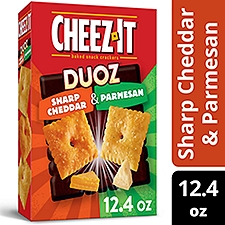 Cheez-It DUounce Cheddar and Parmesan Cheese Crackers, 12.4 oz