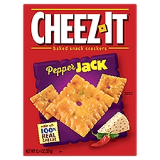 Cheez-It Baked Snack Crackers Pepper Jack, 12.4 Ounce