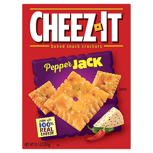Cheez-It Pepper Jack Cheese Crackers, 12.4 oz