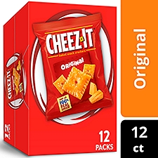 Cheez-It Original Baked Snack Crackers, 1 oz, 12 count